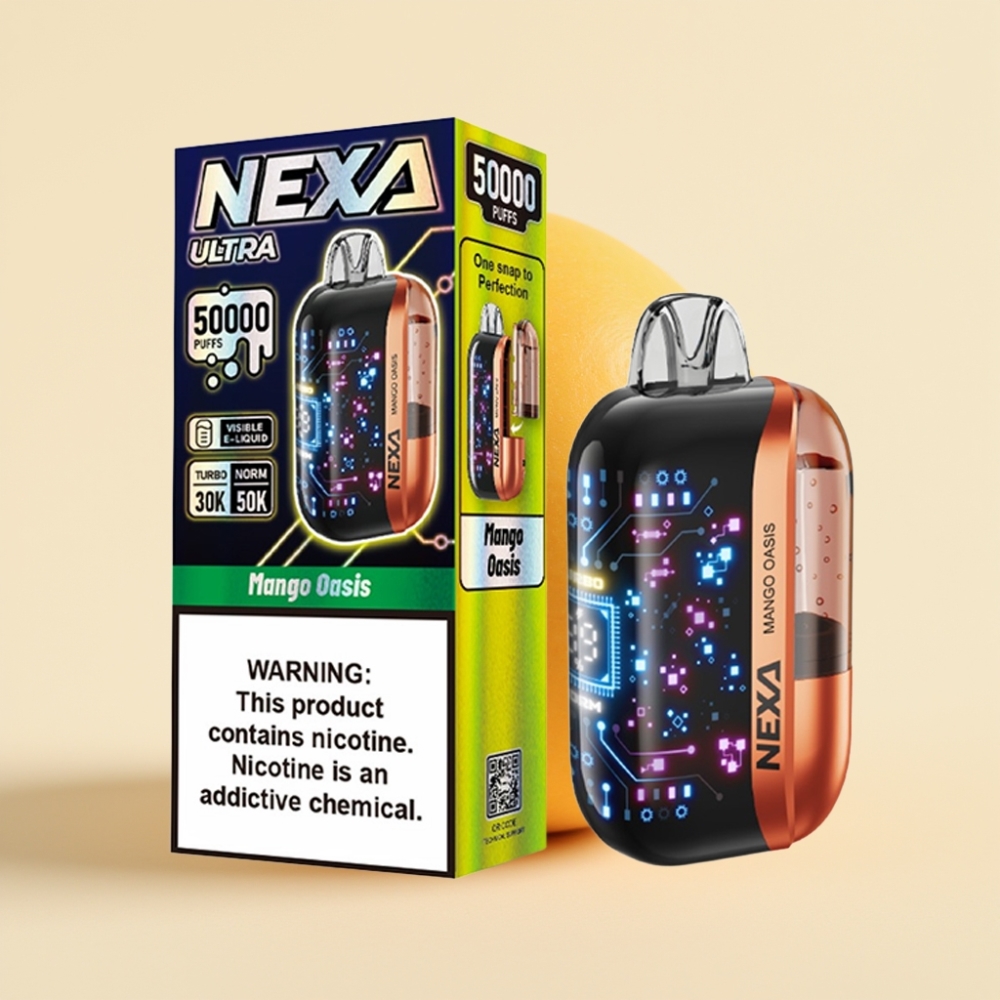 NEXA Ultra 50000 Puffs Wegwerp Vape Mango Oase met 20ml & 800mAh