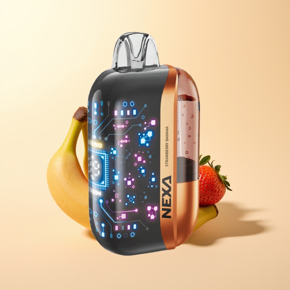 NEXA Ultra 50K Wegwerp Vape Aardbei Banaan 20ml 5% Nicotine