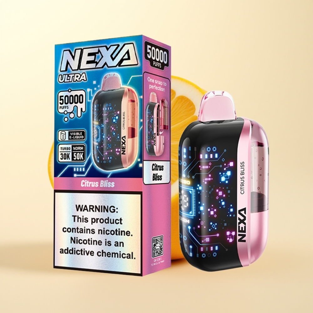 NEXA Ultra 50K Wegwerp Vape Citrus Geluk met 20ml en 800mAh