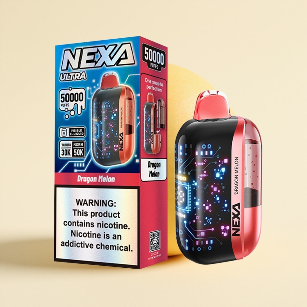 NEXA Ultra 50K Wegwerp Vape Draken Meloen met 20ml & 5% Nicotine