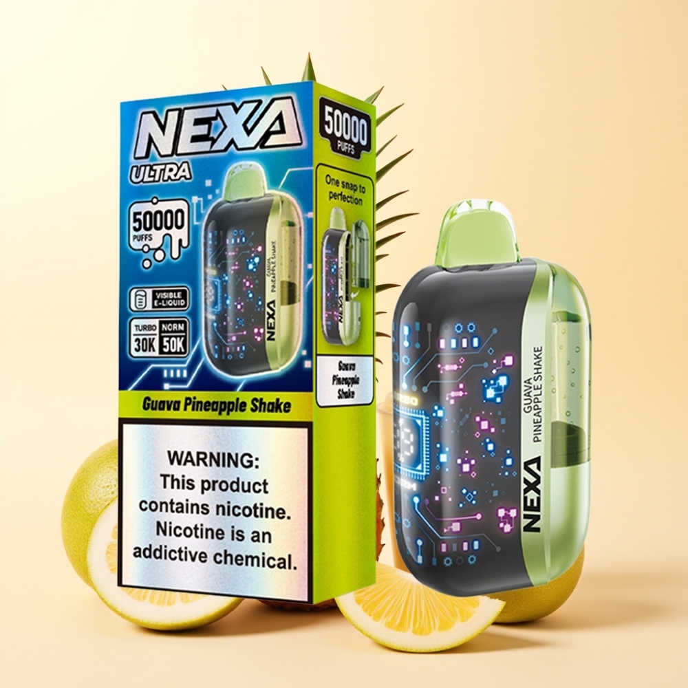 NEXA Ultra 50K Wegwerp Vape Guava-Ananas Shake met 20ml en 800mAh