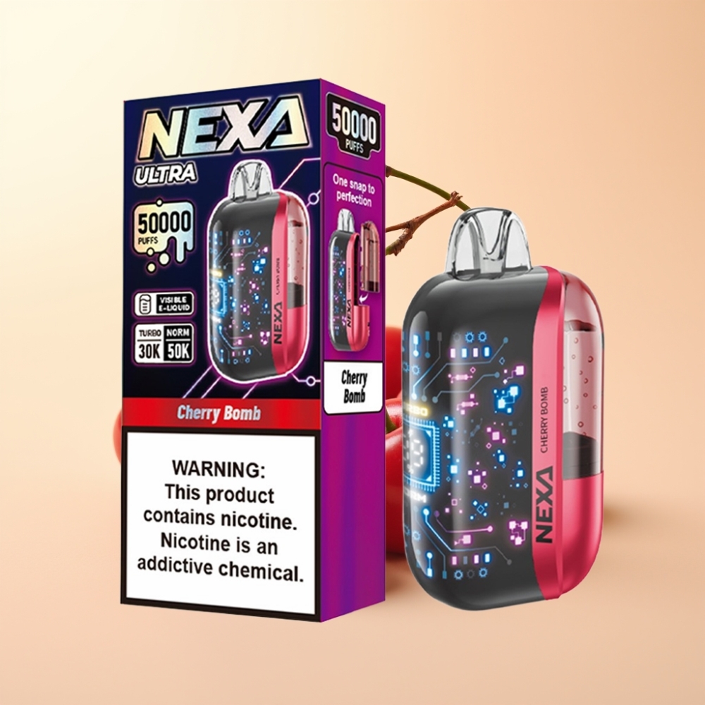 NEXA Ultra 50K Wegwerp Vape Kers Bomp met 20ml & 800mAh