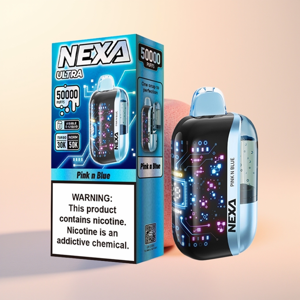 NEXA Ultra 50K Wegwerp Vape Roze & Blauw met 20ml en 800mAh