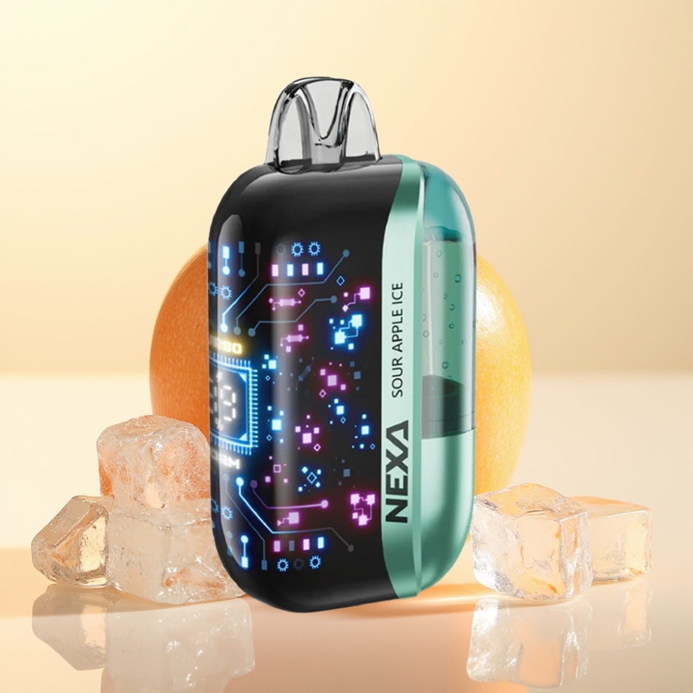 NEXA Ultra 50K Wegwerp Vape Zuur Appel IJs – 20ml/800mAh – 5% Nicotine
