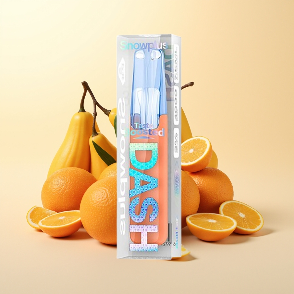 Snowplus Dash 4000 Puffs Wegwerpapparaat Stier IJs met Keramische Atomizer en 530 mAh