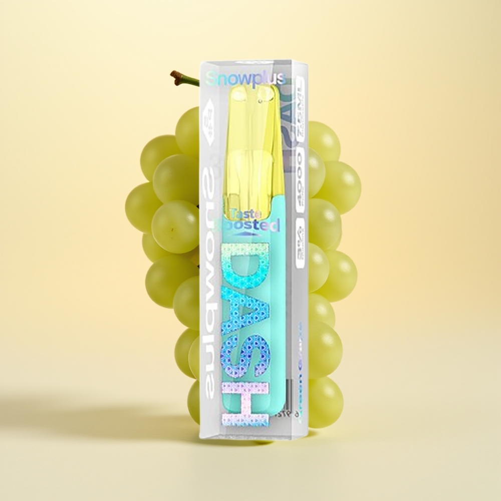 Snowplus Dash 4000 Puffs Wegwerpdevice Groene Druif met Keramische Atomizer