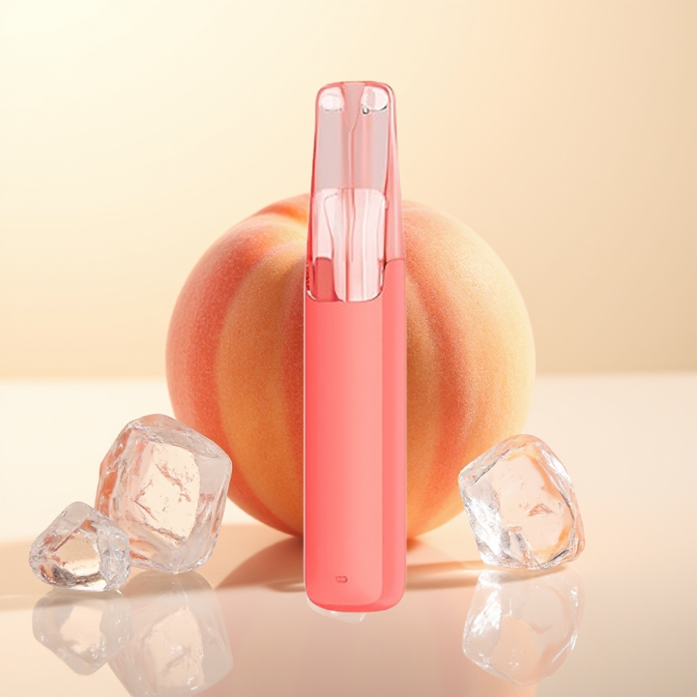 Snowplus Dash 4000 Puffs Wegwerpdevice Perziken IJs met Keramische Atomizer