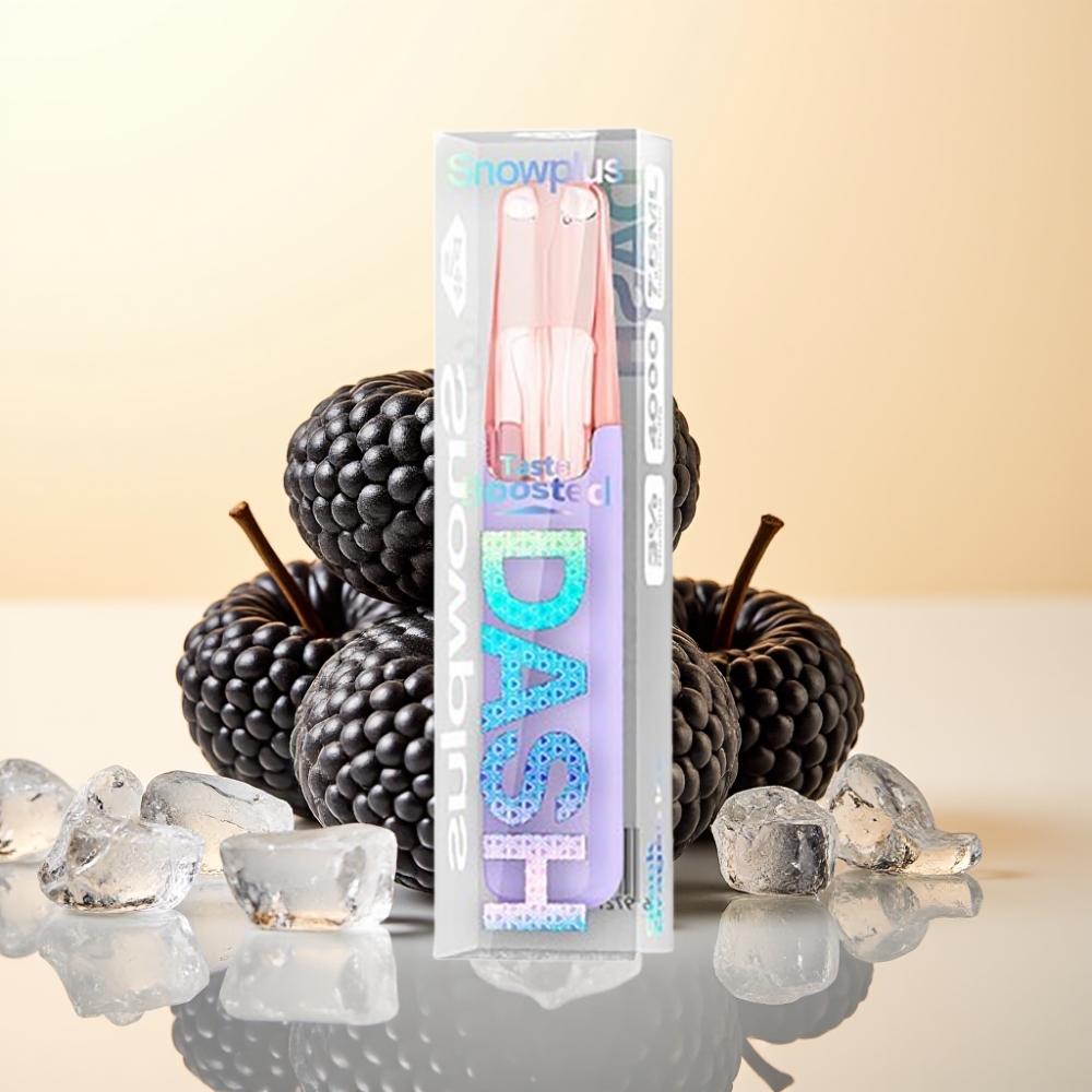 Snowplus Dash 4000 Puffs Wegwerpmodel Zwarte Draak IJs met Keramische Atomizer