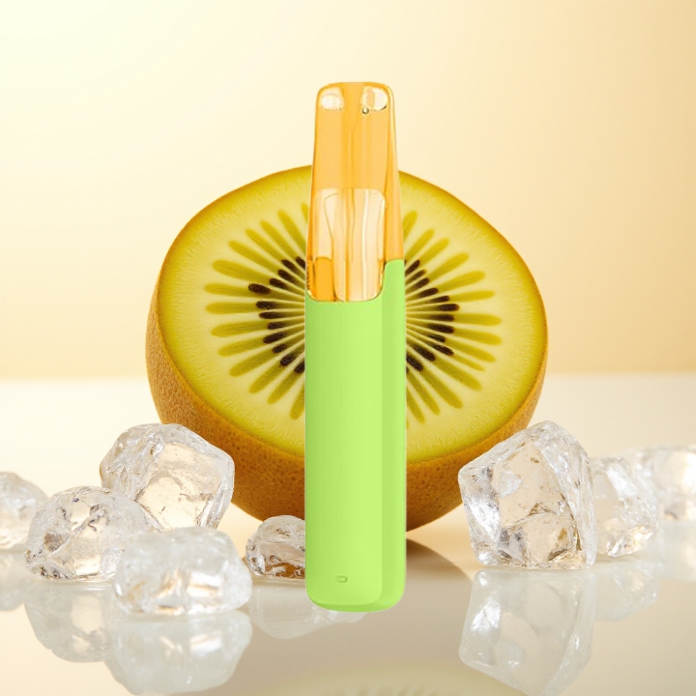 Snowplus Dash 4000 Puffs Wegwerpmondstuk Kiwi IJs – Keramische Atomizer, 530 mAh