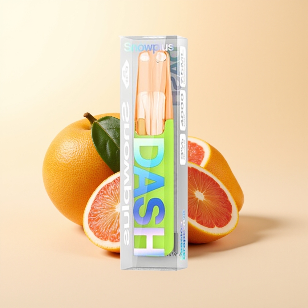 Snowplus Dash 4000 Puffs Wegwerpsapparaat Passie Grapefruit 7,5 ml 5%