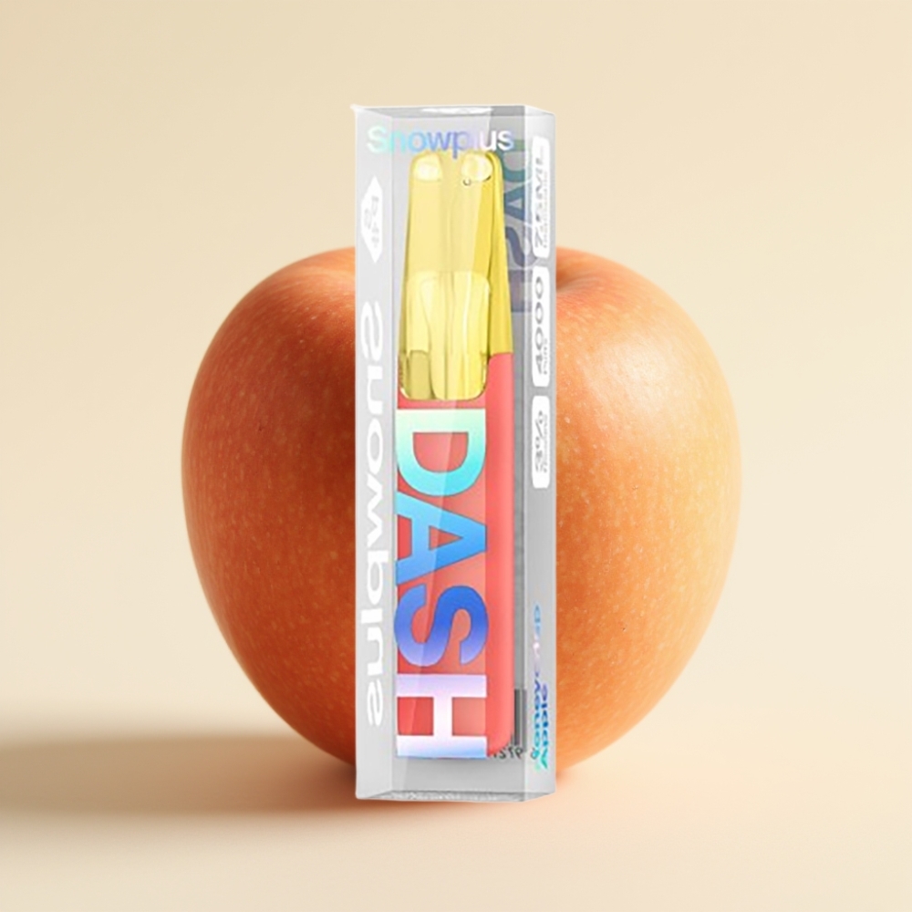 Snowplus Dash 4000 Puffs Wegwerpsysteem Honeycrisp Appel met Keramische Atomizer