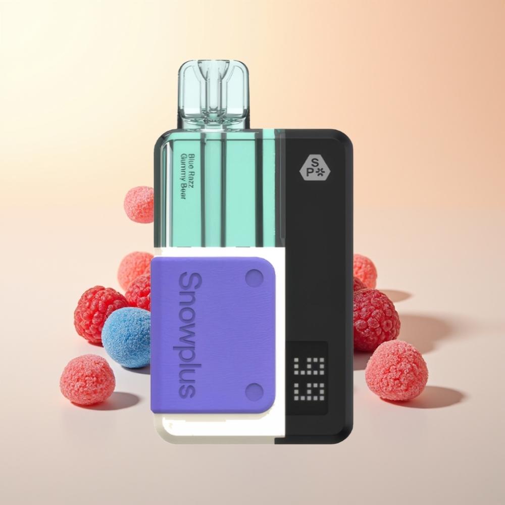 Snowplus Swift 15000 Puffs Pod Kit Blauwe Framboos Gummy Beer & Snowplus Swift Pod Kit 15000 1000 mAh