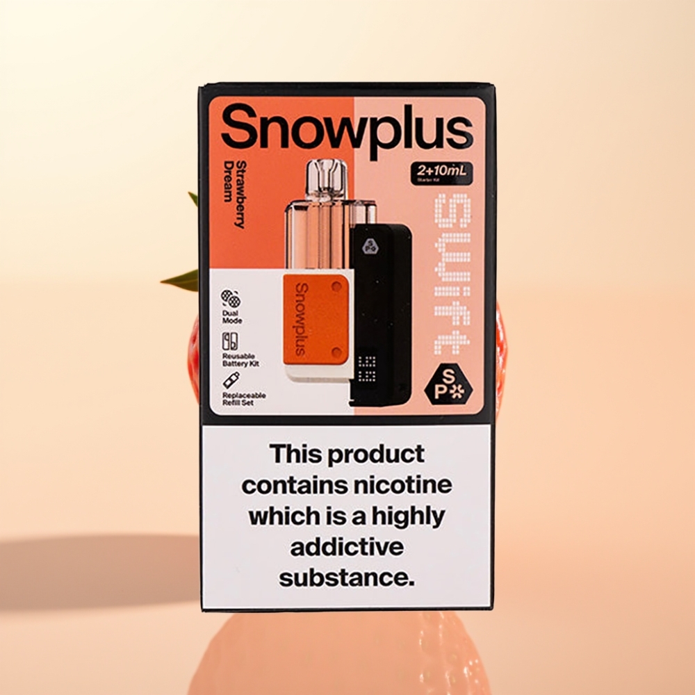 Snowplus Swift 5000 Puffs Prefilled Pod Kit Aardbeien Droom 43x81x25mm 65g