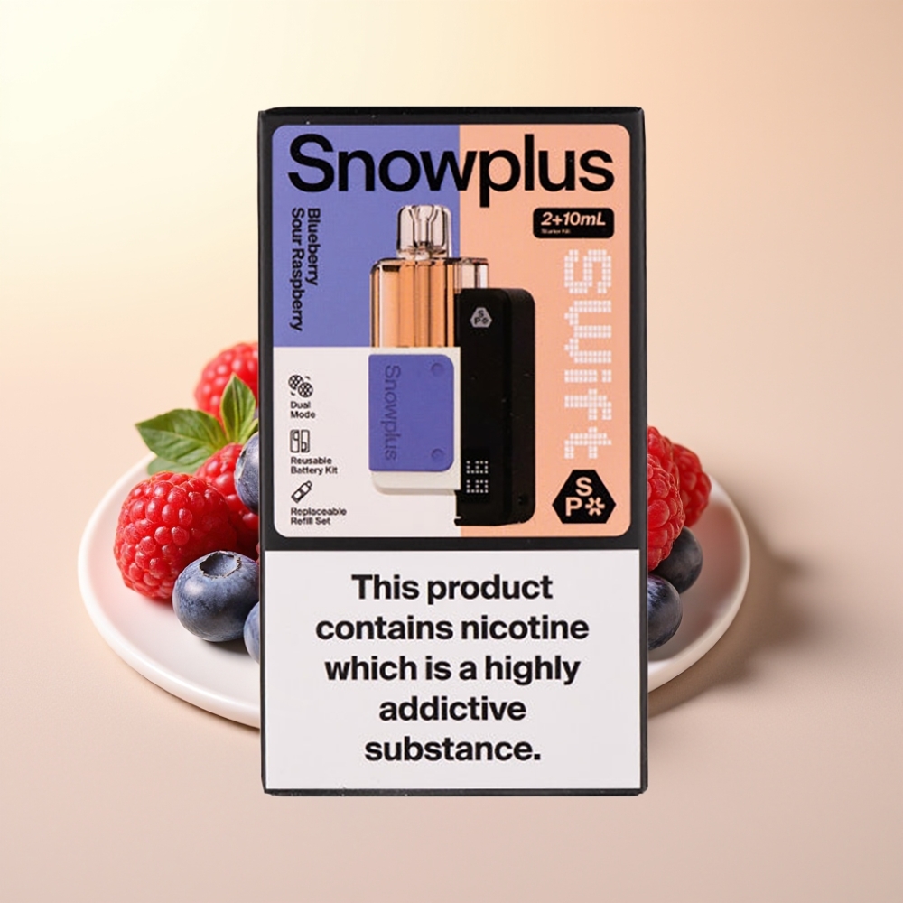 Snowplus Swift 5000 Puffs Prefilled Pod Kit Blauwe Bes Zure Framboos 1000 mAh