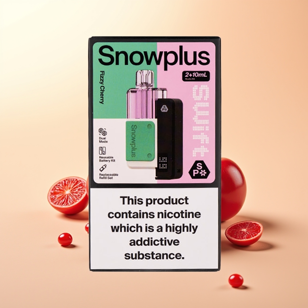 Snowplus Swift 5000 Puffs Prefilled Pod Kit Frisse Kers (43x81x25 mm, 1000 mAh)
