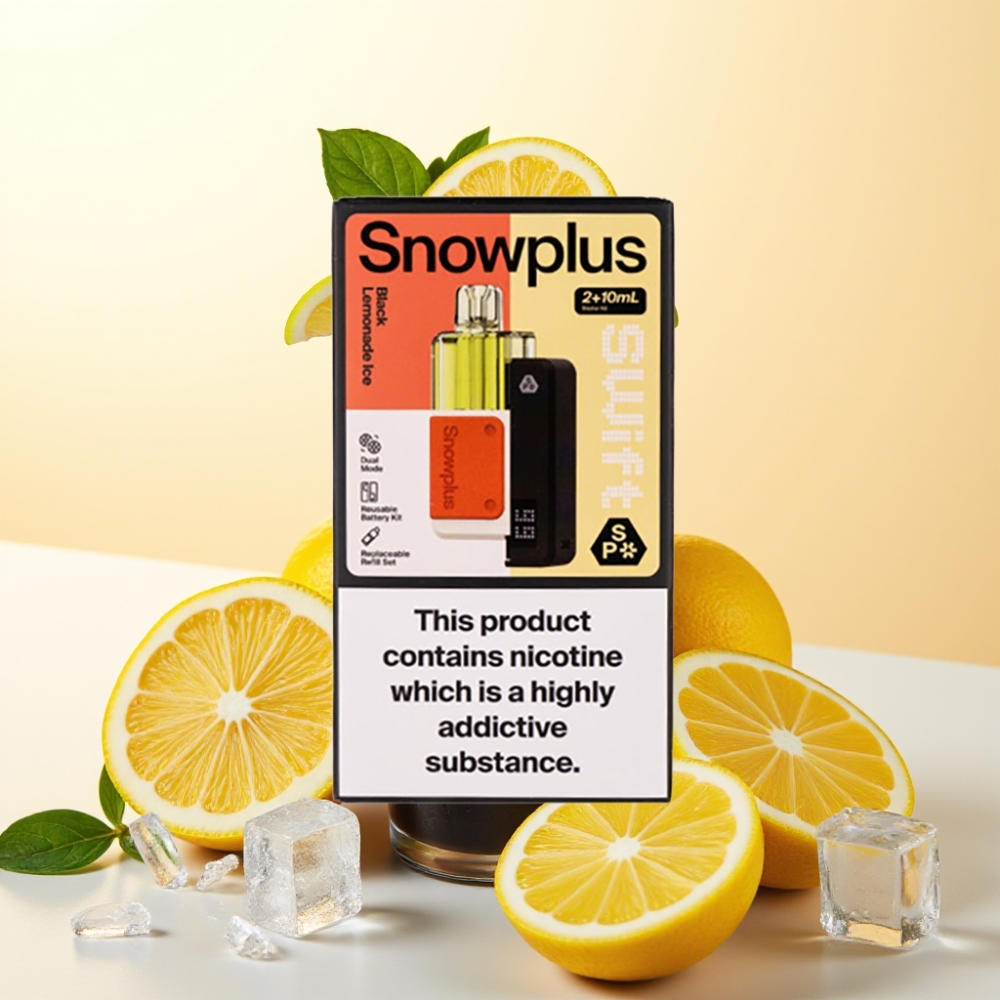 Snowplus Swift 5000 Puffs Prefilled Pod Kit Zwarte Limonade IJs (43 x 81 x 25 mm, 1000 mAh)