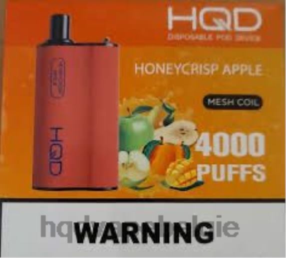 HQD BOX 4000 trekjes | HQD Flavors Vape RX24V115 honingkrokante appel