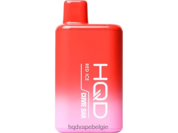 HQD CUVIE BAR wegwerpbaar | HQD Antwerpen RX24V244 rood ijs