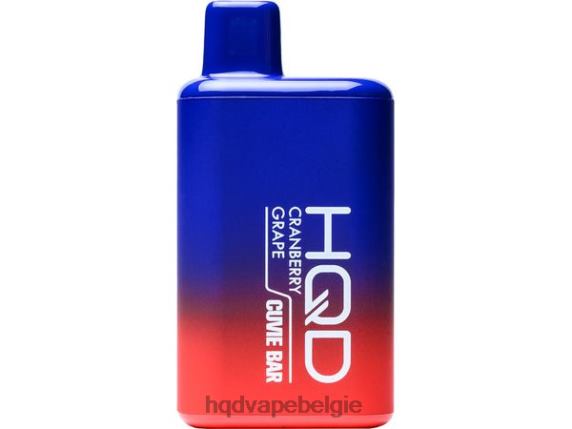 HQD CUVIE BAR wegwerpbaar | HQD Vape België RX24V161 cranberry-druif