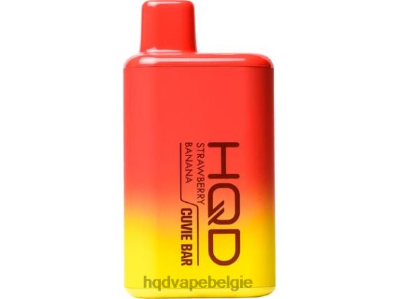 HQD CUVIE BAR wegwerpbaar | HQD Vape Brussel RX24V253 aardbei banaan