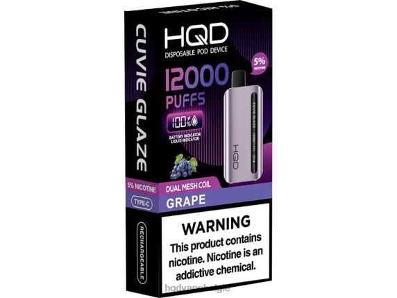 HQD CUVIE GLAZE wegwerpdamp 12000 | HQD Shop RX24V168 druif
