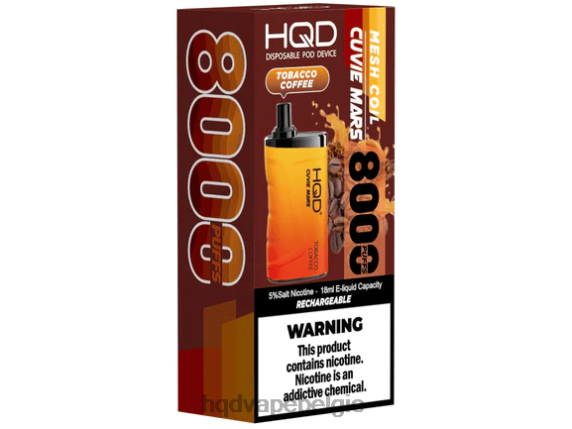 HQD CUVIE MARS wegwerpbaar | HQD Antwerpen RX24V264 tabak koffie