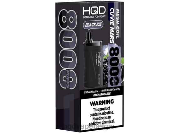 HQD CUVIE MARS wegwerpbaar | HQD Flavors Vape RX24V135 zwart ijs