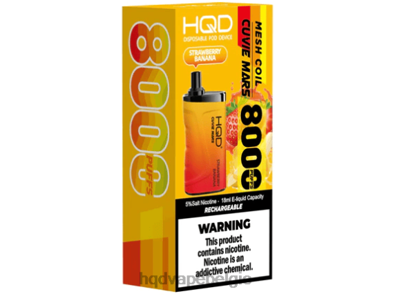 HQD CUVIE MARS wegwerpbaar | HQD Flavors Vape RX24V255 aardbei banaan