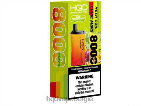 HQD CUVIE MARS wegwerpbaar | HQD Shop RX24V208 limoen passievrucht