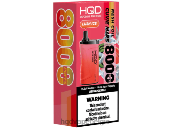 HQD CUVIE MARS wegwerpbaar | HQD Vape België RX24V211 weelderig ijs