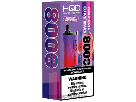 HQD CUVIE MARS wegwerpbaar | HQD Vape Brussel RX24V243 frambozen watermeloen