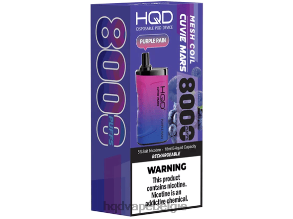 HQD CUVIE MARS wegwerpbaar | HQD Vape Store RX24V239 paarse regen