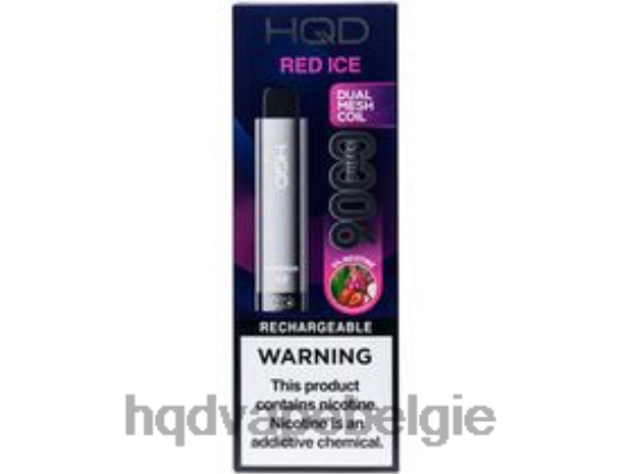 HQD CUVIE PLUS 2.0 wegwerpbaar | HQD Flavors Vape RX24V245 rood ijs