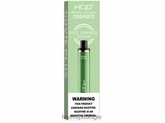 HQD CUVIE PLUS wegwerp damp | HQD Shop RX24V238 pog oranje guave
