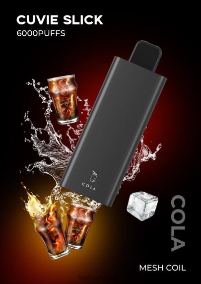 HQD CUVIE SLICK 6000 trekjes | HQD Flavors Vape RX24V25 gladde cola