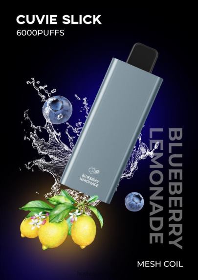 HQD CUVIE SLICK 6000 trekjes | HQD Shop RX24V38 gladde bosbessenlimonade