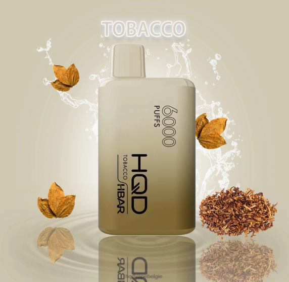 HQD HBAR 6000 trekjes | HQD Vape Belgium RX24V52 tabak