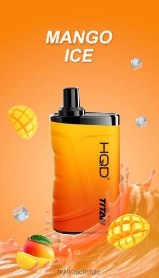 HQD TITAN 7000 trekjes | HQD Vape België RX24V11 mango-ijs