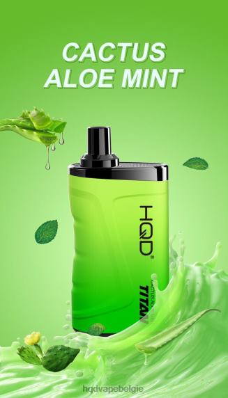 HQD TITAN 7000 trekjes | HQD Vape Belgium RX24V2 cactus aloë munt