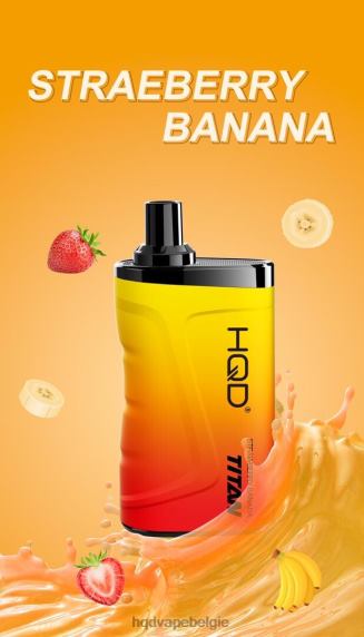 HQD TITAN 7000 trekjes | HQD Vape Brussel RX24V13 aardbei banaan