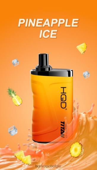 HQD TITAN 7000 trekjes | HQD Vape Brussel RX24V3 ananas ijs